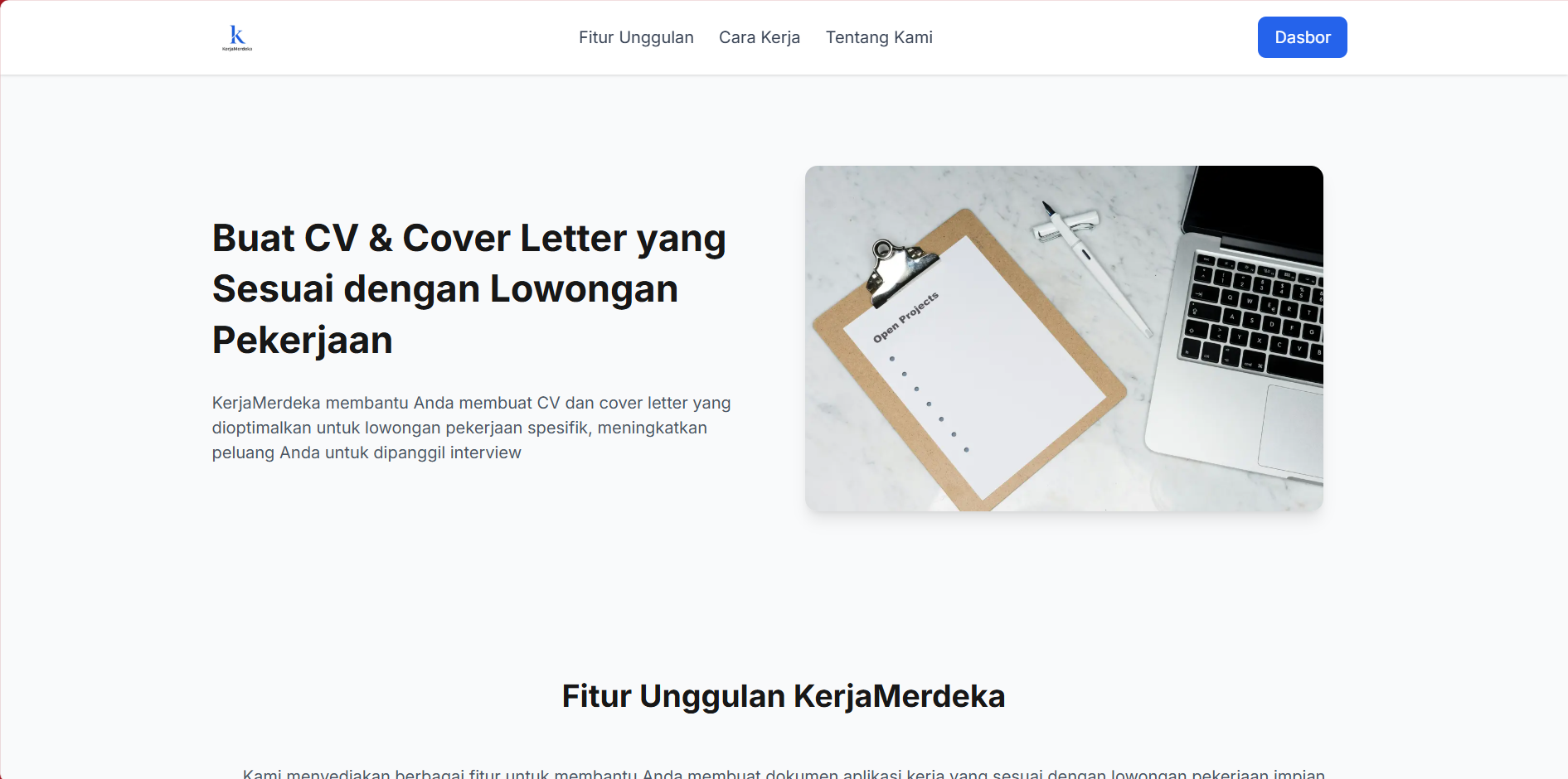 Kerja Merdeka - AI Agent Pendamping Pelamar Kerja